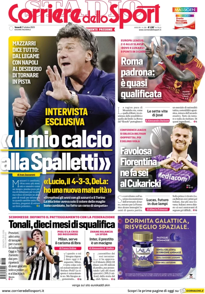 Corriere dello Sport 27-10-2023