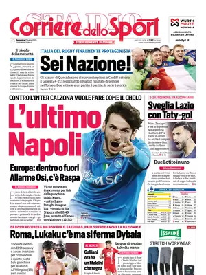 Prima pagina Corriere dello Sport (17 marzo 2024)