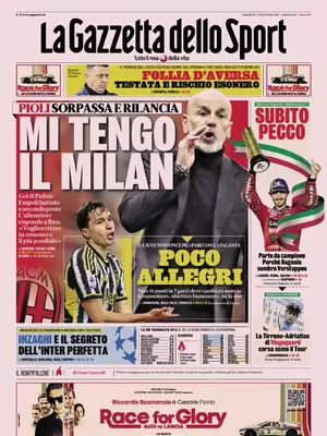 Prima pagina La Gazzetta dello Sport (11 marzo 2024)