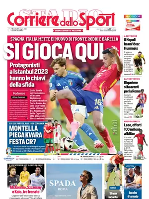 Prima pagina Corriere dello Sport (19 giugno 2024)