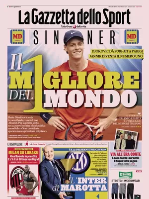 Prima pagina La Gazzetta dello Sport (5 giugno 2024)