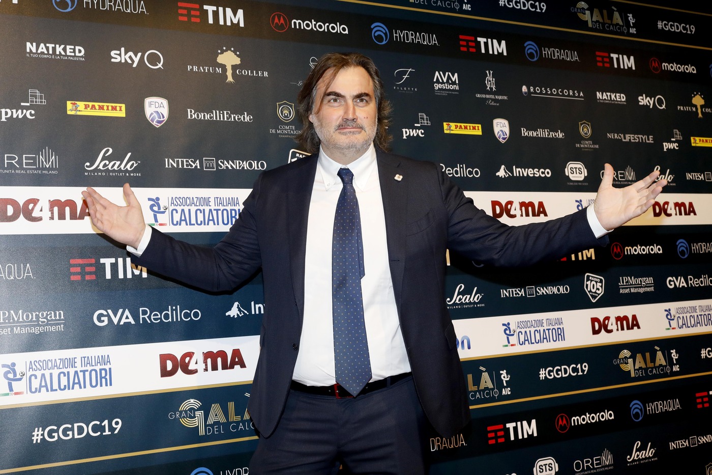 Pierluigi Pardo al Gran Galà del Calcio 2019 Rossonerisiamonoi.it