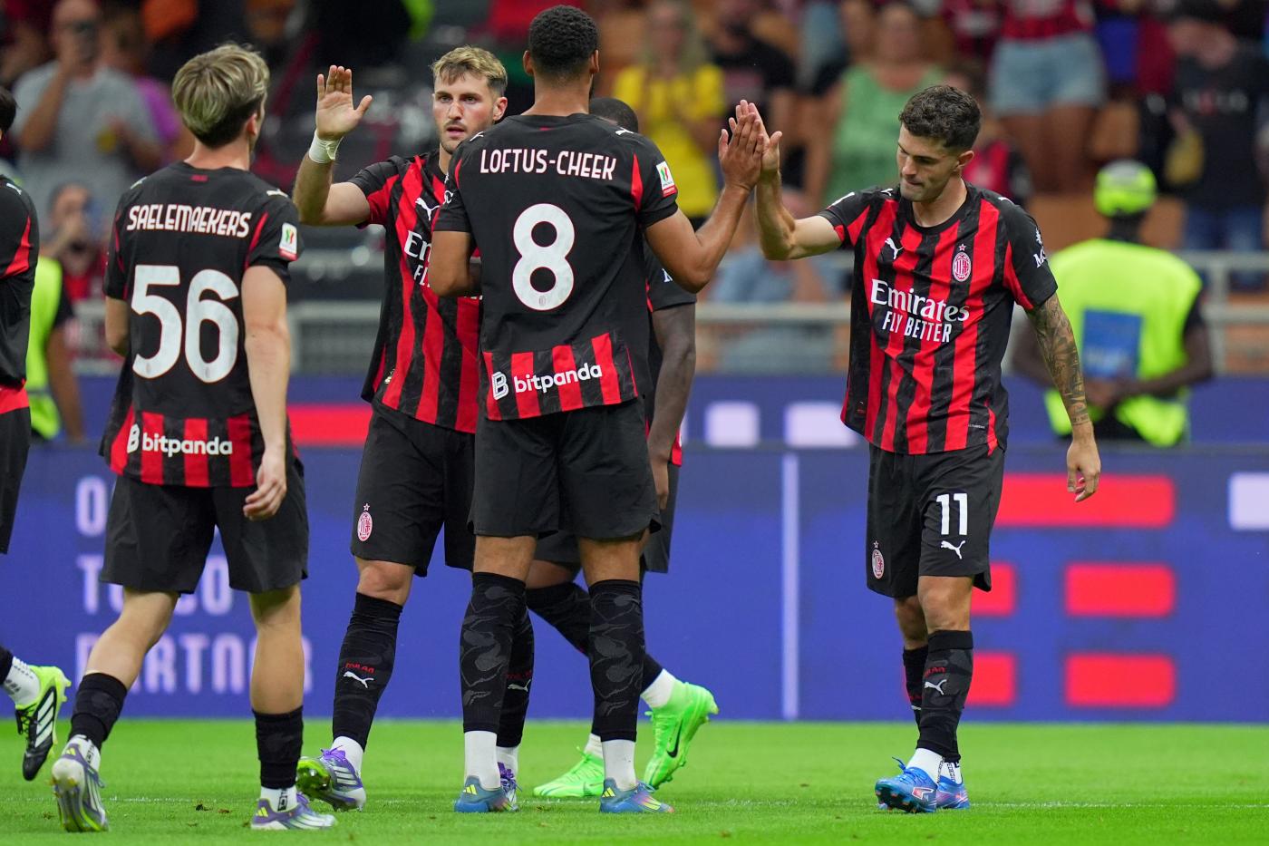 Milan Bari pagelle quotidiani sportivi Coppa Italia 2025