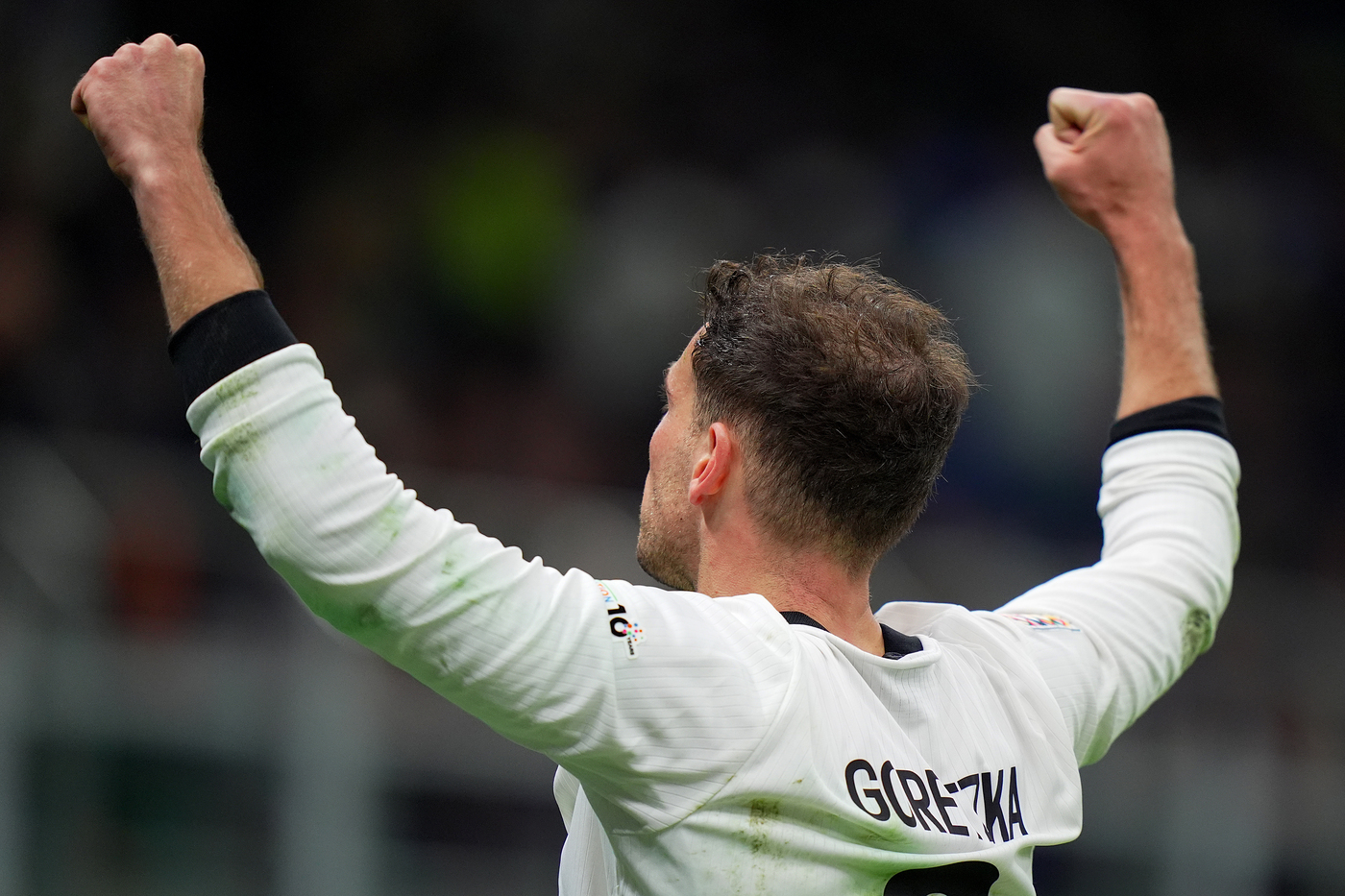Leon Goretzka in campo con la Germania Rossonerisiamonoi.it