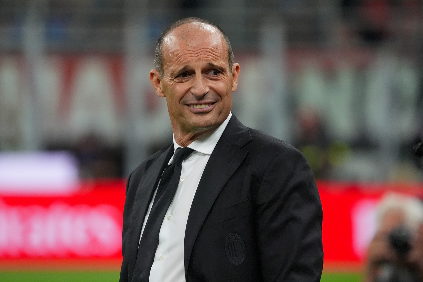 Allegri Conferenza Stampa Milan Cagliari Il tecnico del Milan Massimiliano Allegri Rossonerisiamonoi.it