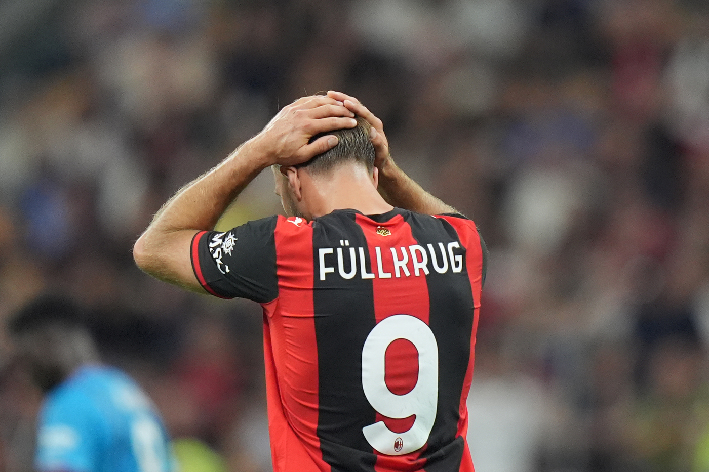 Milan Cagliari Pagelle Quotidiani Nicklas Fullkrug in campo durante Milan-Cagliari Rossonerisiamonoi.it